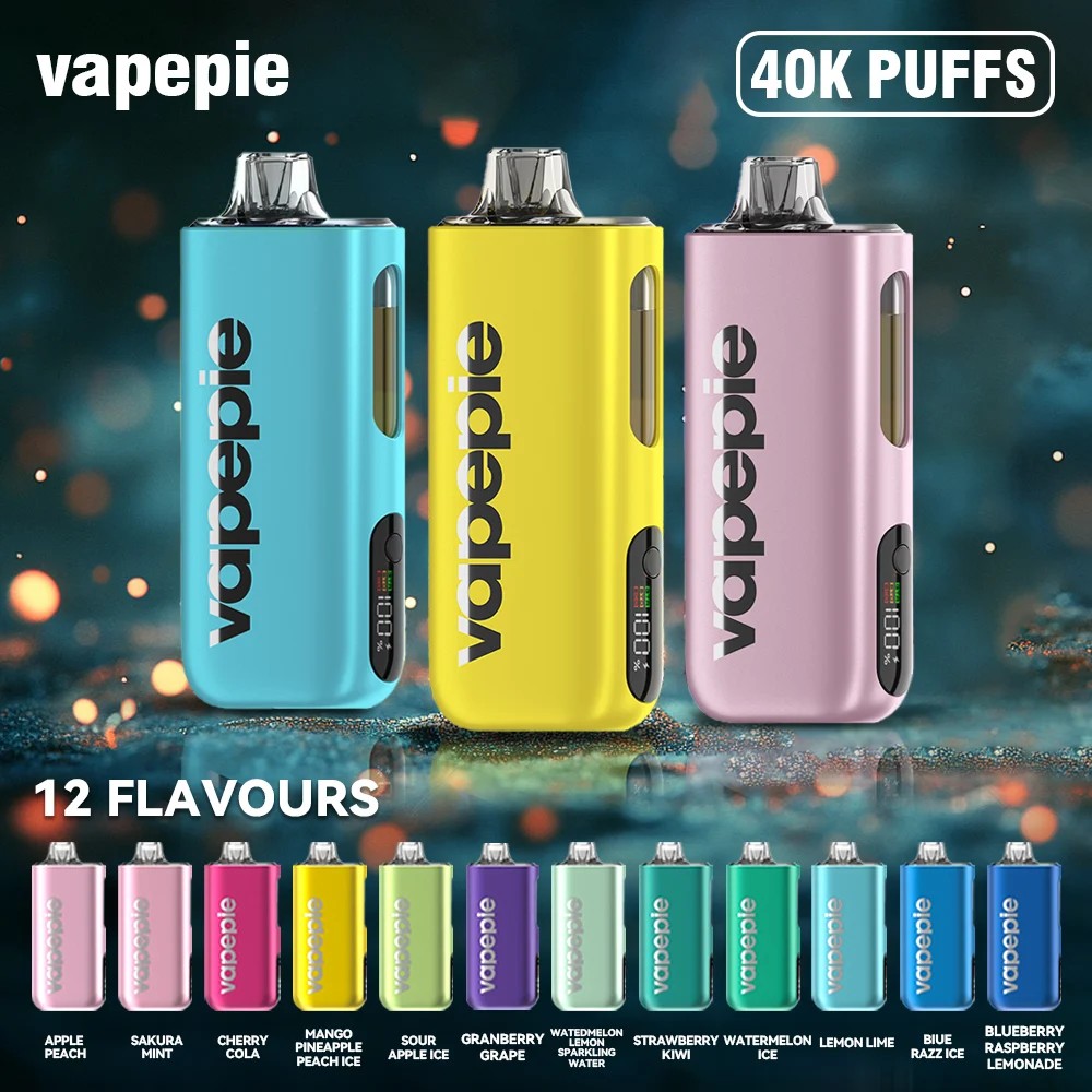 VAPEPIE Max 40000 PUFFS - Prvi ultra tanek vape z visoko zmogljivostjo na svetu