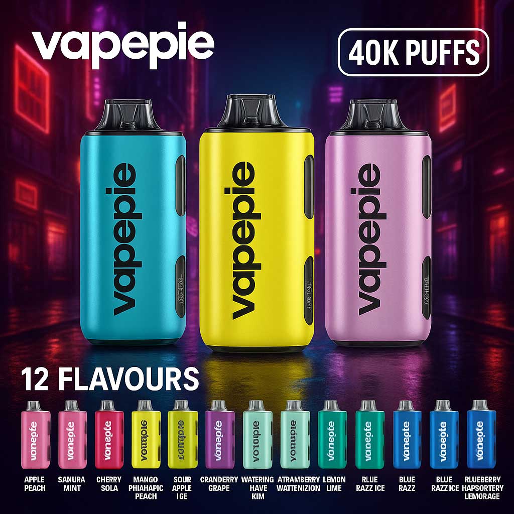 VAPEPIE Max 40000 PUFFS – Pierwszy na świecie ultracienki vape o dużej pojemności