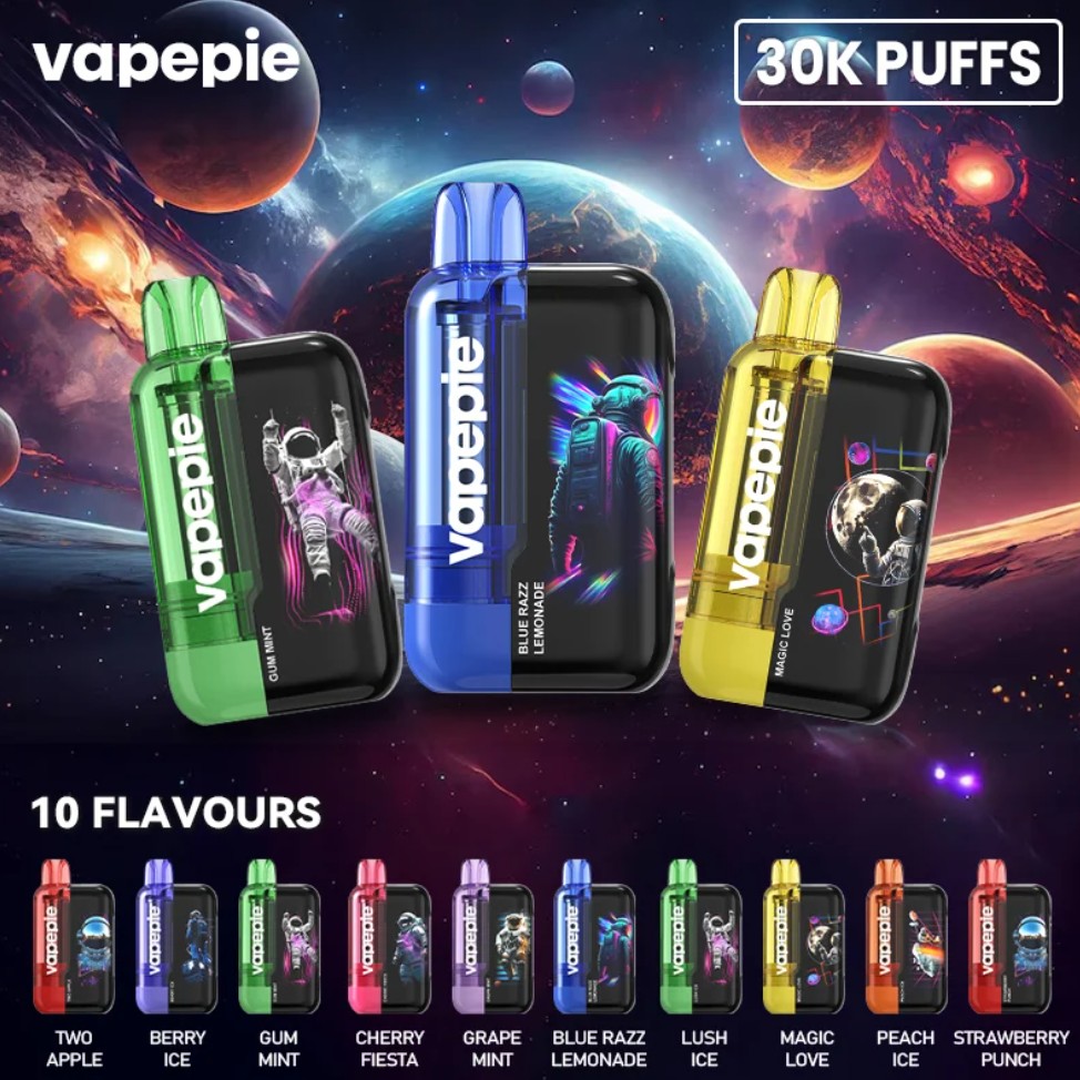 VAPEPIE Max 30000 PUFFS - Gorący Nowy Produkt - Ultracienki Elektroniczny Papieros o Dużej Pojemności